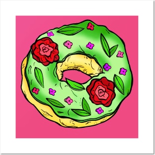 Rose Garden Donut Posters and Art